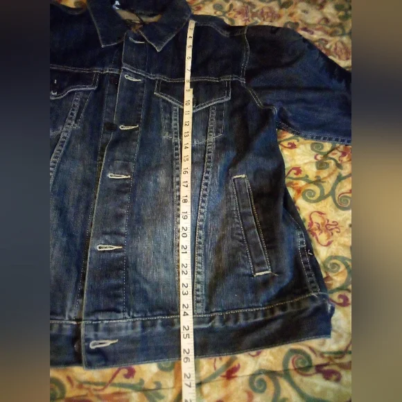 Artful Dodger (DEATH OF A CRAFTSMAN) Raw Blue Embroidered Denim Jacket Men's 2XL - Picture 13 of 16